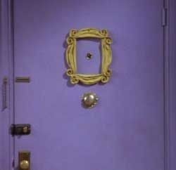 Friends purple door