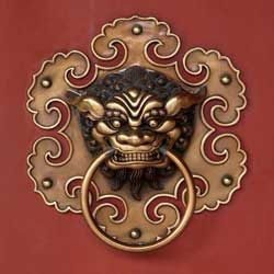 Gargoyle door knocker