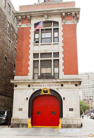 Ghostbusters fire station doors