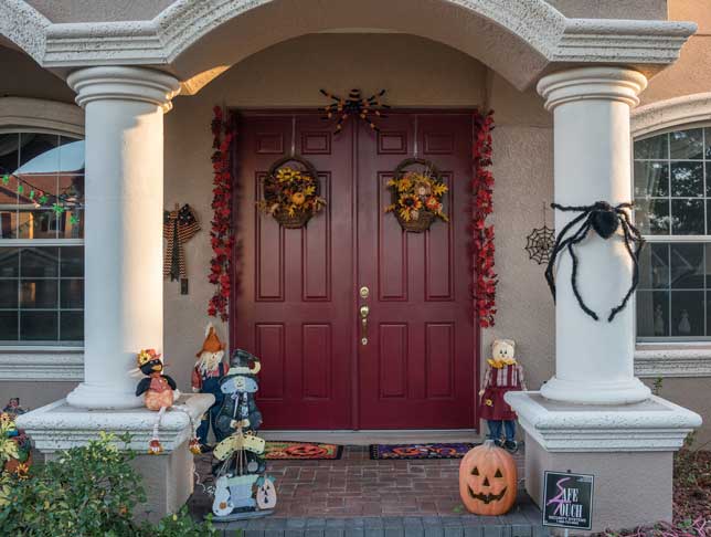 Halloween entrance