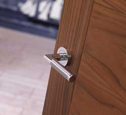 Roller door handle