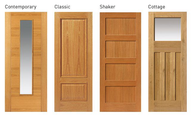 Interior door styles