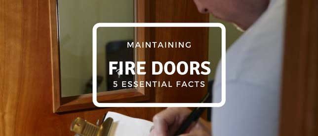 Maintaining fire doors