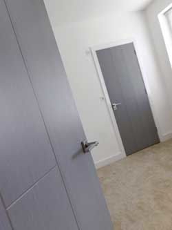 Grey internal doors