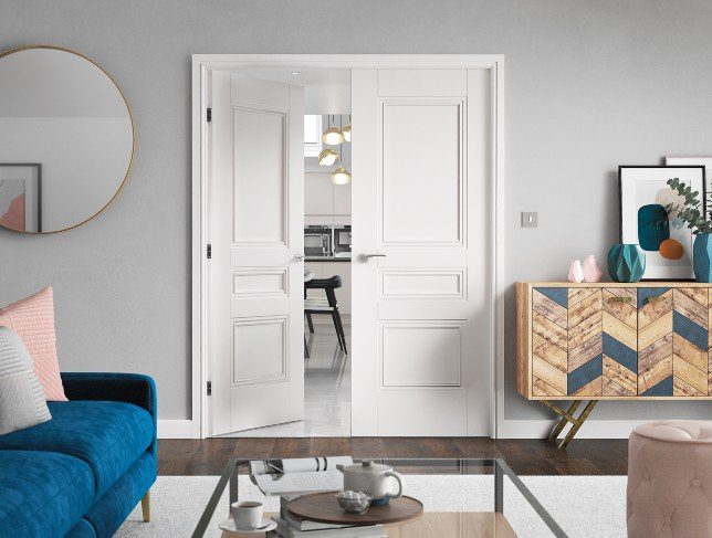 Osborne white double doors