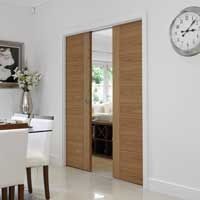 Tigris Oak Pocket Internal Doors