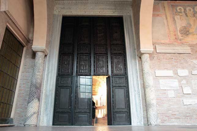 Saint Sabina door