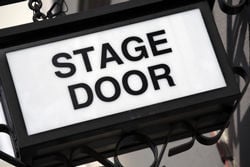 Stage door west end