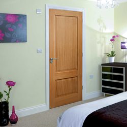 Trent oak panelled door