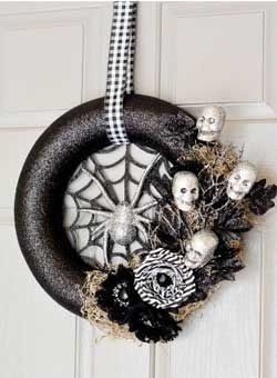 Wicked door wreath