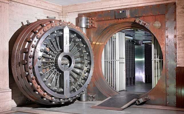 Bank of England gold vault doors