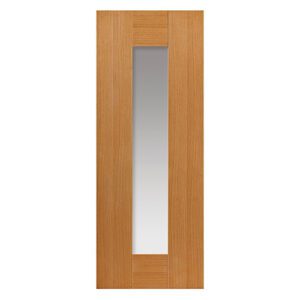 Axis Oak Veneer Glass Internal Door