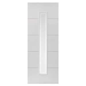 Dominion White Primed Glass Internal Door