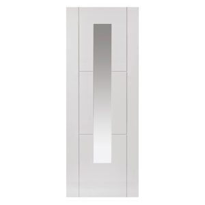 Mistral White Primed Glass Internal Door