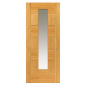 Sirocco Oak Veneer Glass Internal Door