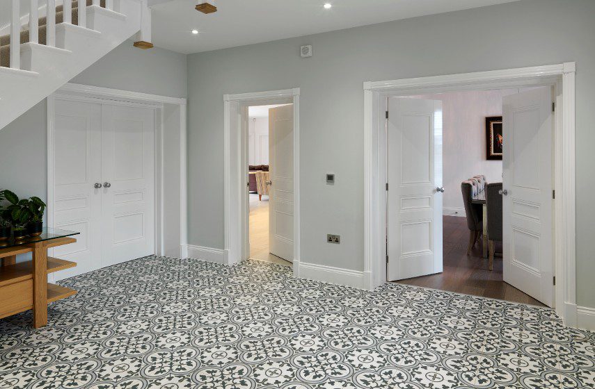 White Classic Doors in a modern home