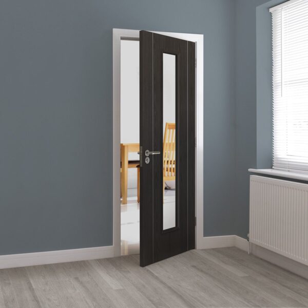 Argento Painted Glass Internal Grey Door