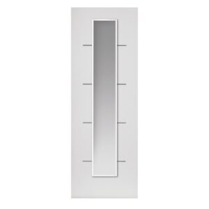 Blanco Painted White Glass Internal Door