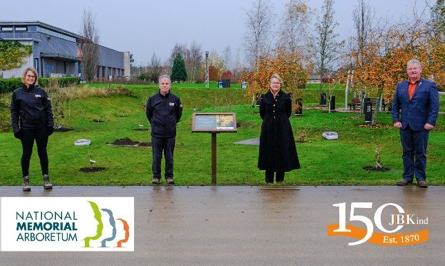 JB Kind Tree Planting at National Memorial Arboretum