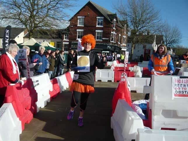 Swadlincote Pancake Race 2016